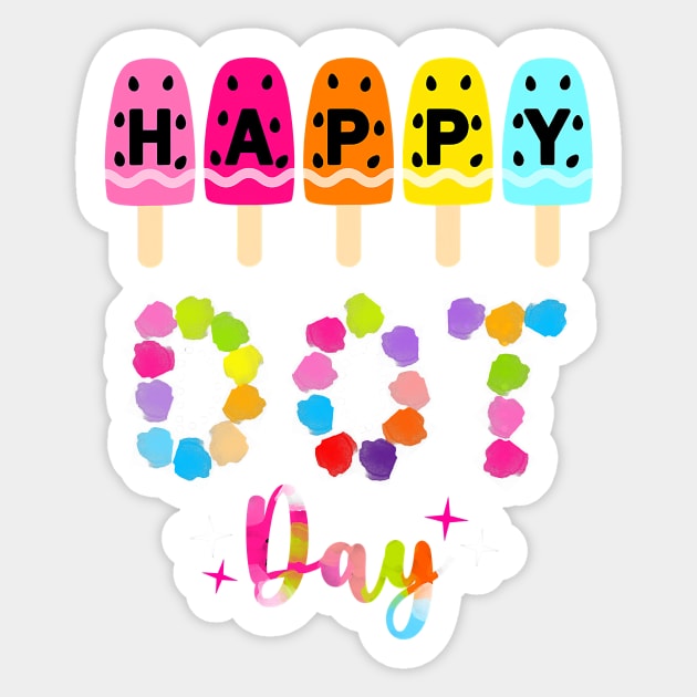 Dot Day International Dot Day 2022 Kids Boys Girls Dot Day Sticker by patelmillie51